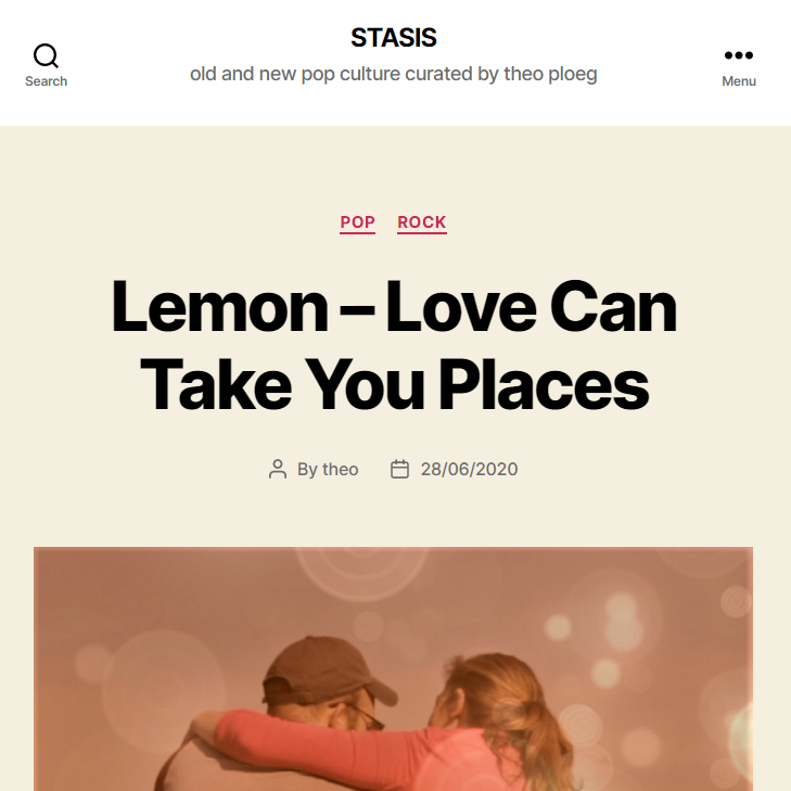 Review new Lemon release on music blog Stasis